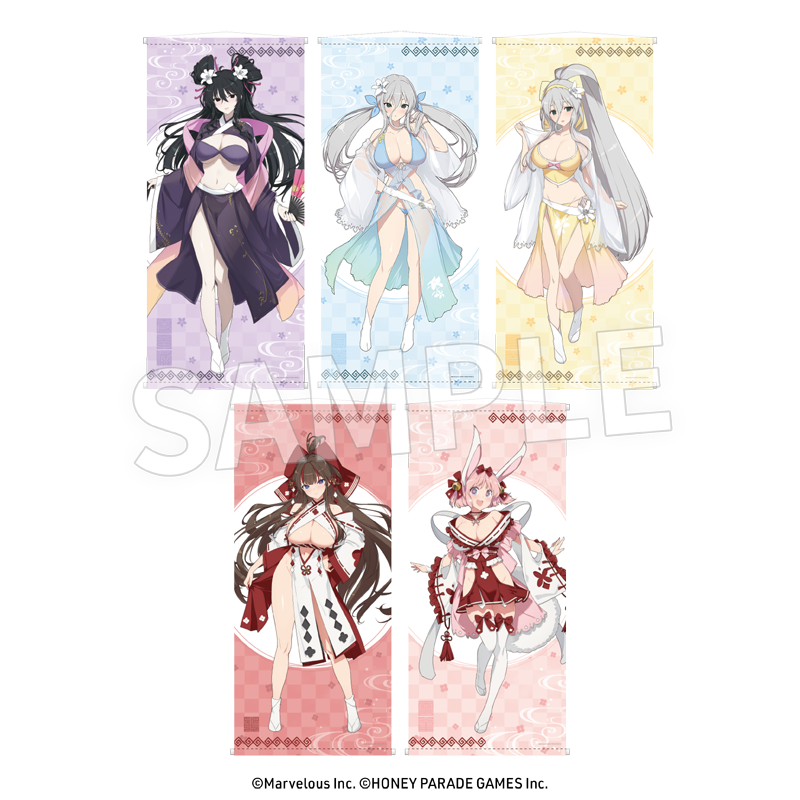 閃乱カグラ　アクリルメガフィギュア　月光　新品未開封